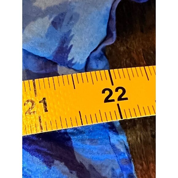 Coldwater Creek royal blue crinkle rayon tunic 1X - Picture 13 of 14